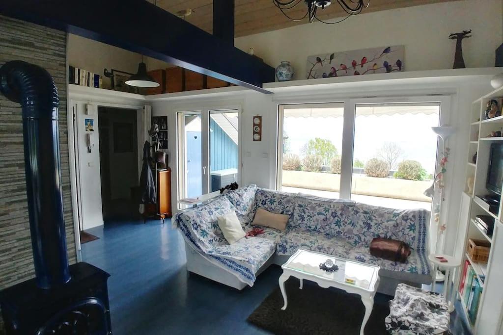 Lakefront. Appartement Pieds Dans L'Eau. View And Direct Access To The Lake. Anthy-sur-Leman エクステリア 写真